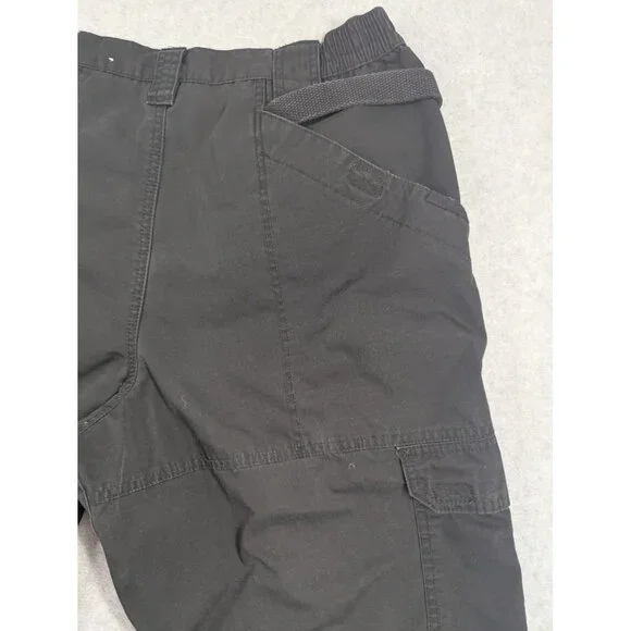 5.11 Tactical Series Pants Mens 36x30 Black Cargo Ripstop Polyester Hiking Work - Picture 9 of 13
